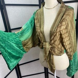 Kantha Bae OG silk shrug